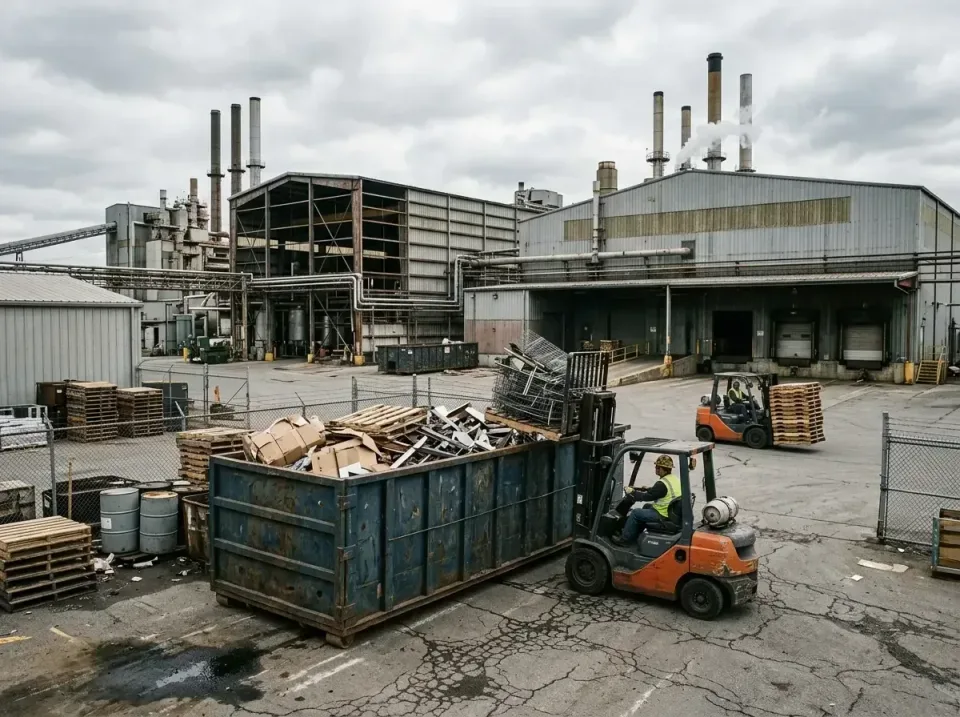 industrial-factory-scrap-conta-003 — frequently asked questions, Cheap Roll-off Dumpster Rentals in Dublin, VA